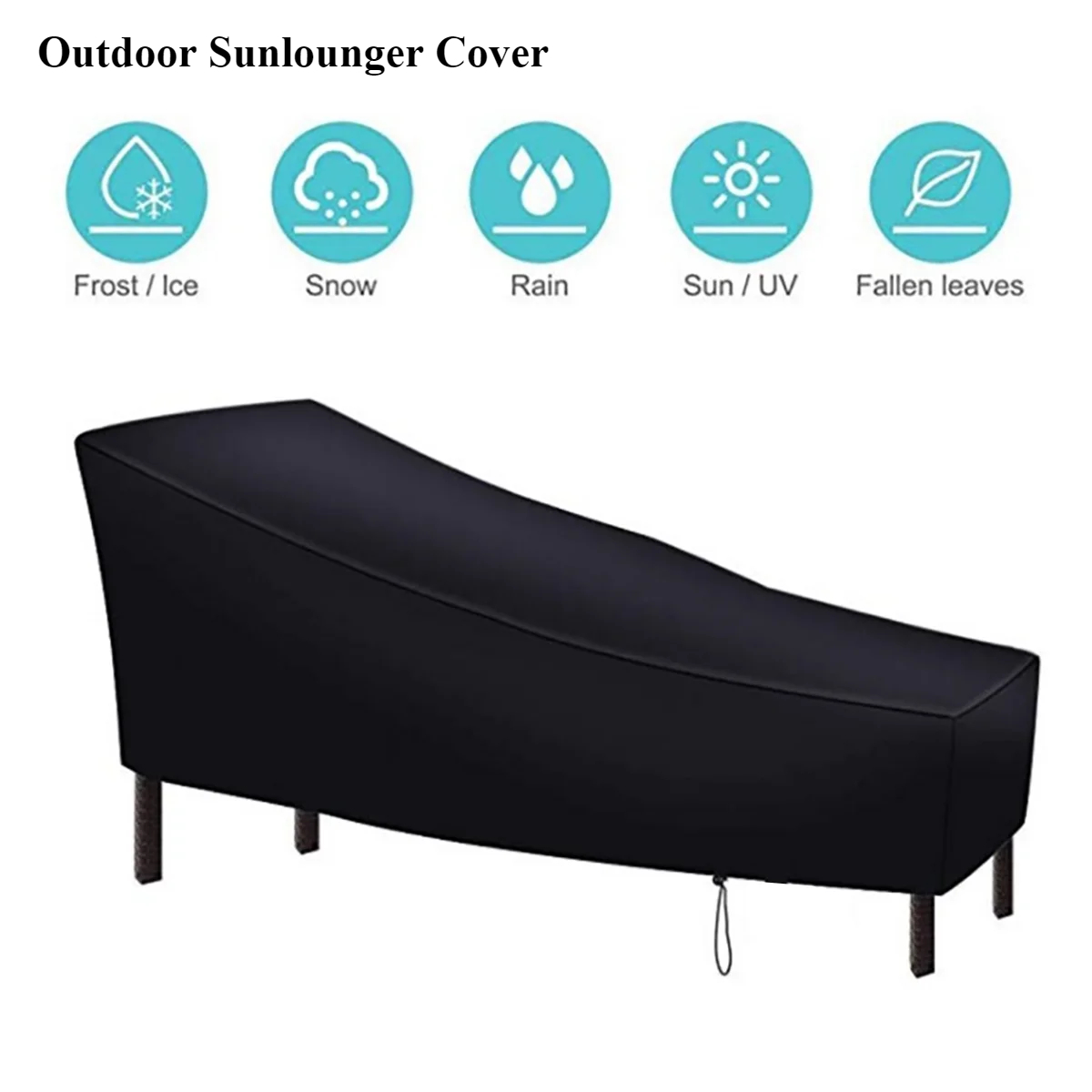 Outdoor Furniture With Covers - Funda para Tumbona de Tela Oxford,