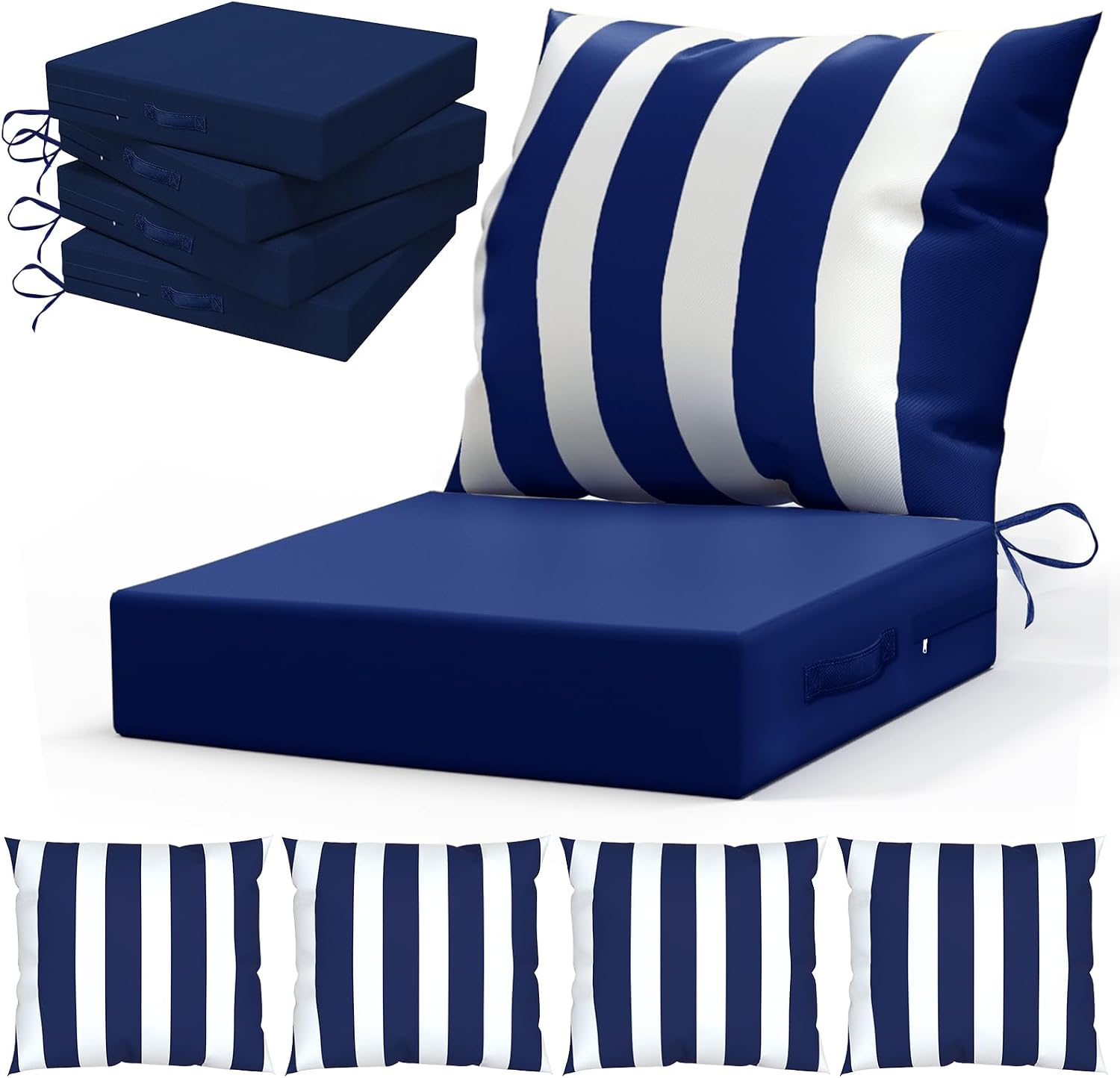 Outdoor Furniture Cushions 24 X 24 - Cojines para Sillas de Exterior para