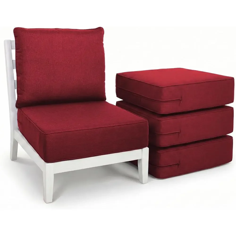 Outdoor Furniture Cushions 24 X 24 - Juego de Cojines para Asientos de