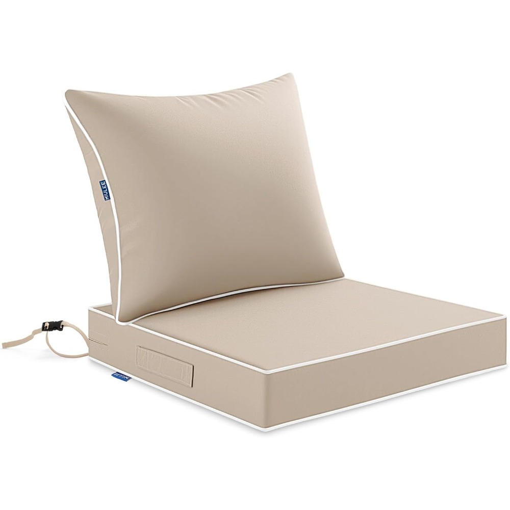 Outdoor Furniture Cushions 24 X 24 - Cojín de Asiento para Exteriores Beige