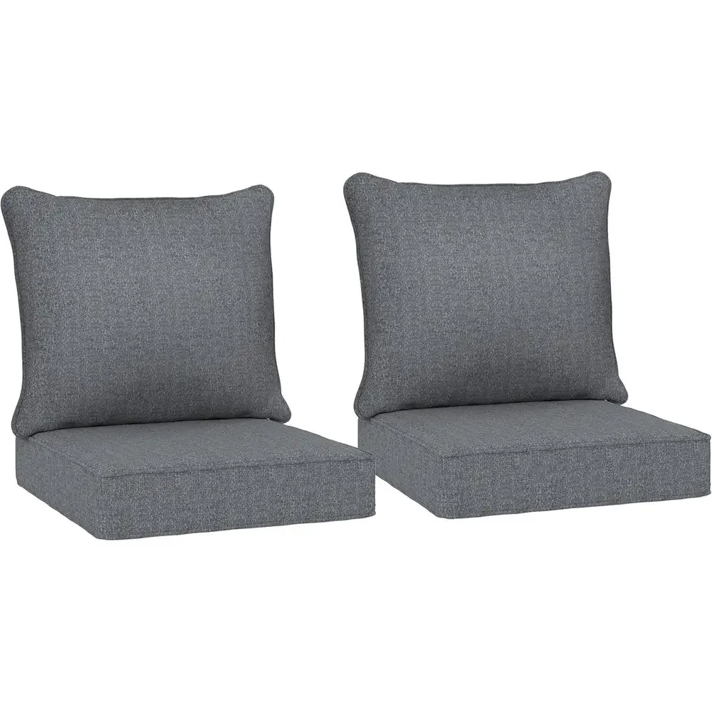 Outdoor Furniture Cushions 24 X 24 - Juego de 2 Cojines para Sillas