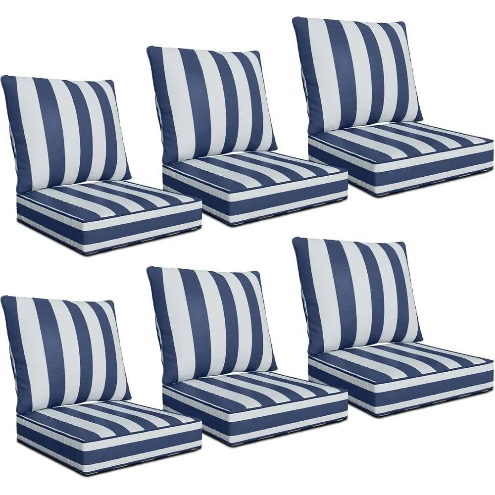 Outdoor Furniture Cushions 24 X 24 - Juego de cojines profundos para exteriores