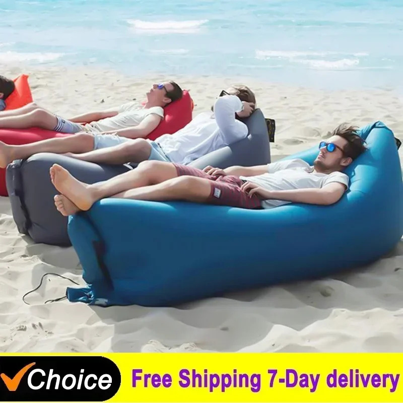 Outdoor Furniture European - Sofá Inflable Portátil para Exteriores, Asiento