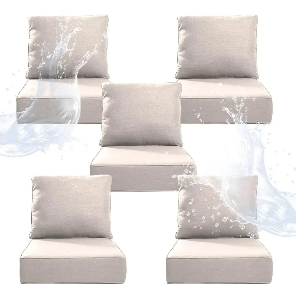 Outdoor Furniture Cushions 24 X 24 - 6 cojines gruesos para sillas de