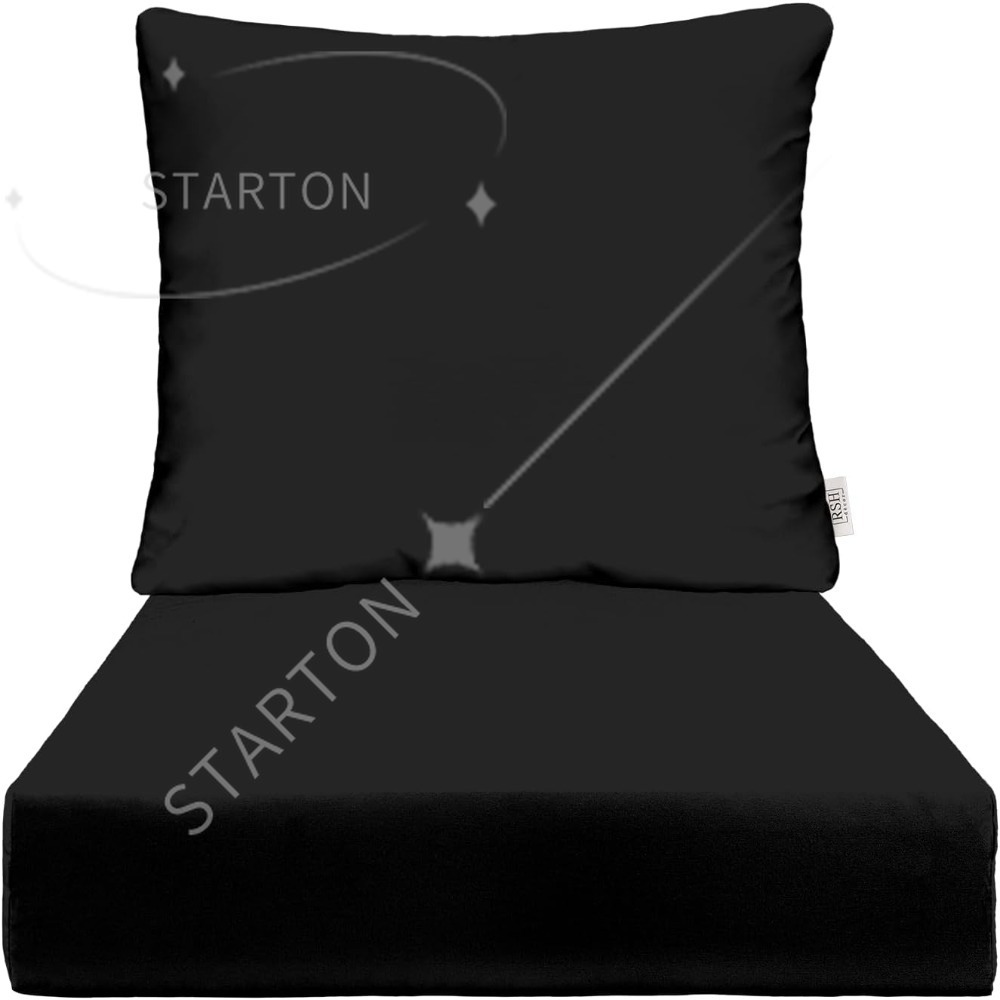 Cojín de asiento profundo con  - Outdoor Furniture Cushions 24 X 24 reseña y precio