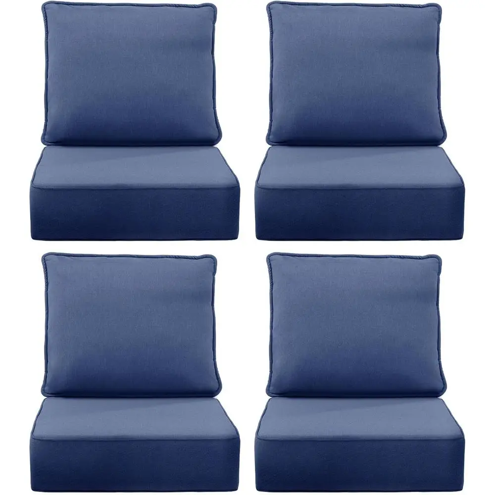 6 Cojines Gruesos para Sillas  - Outdoor Furniture Cushions 24 X 24 reseña y precio