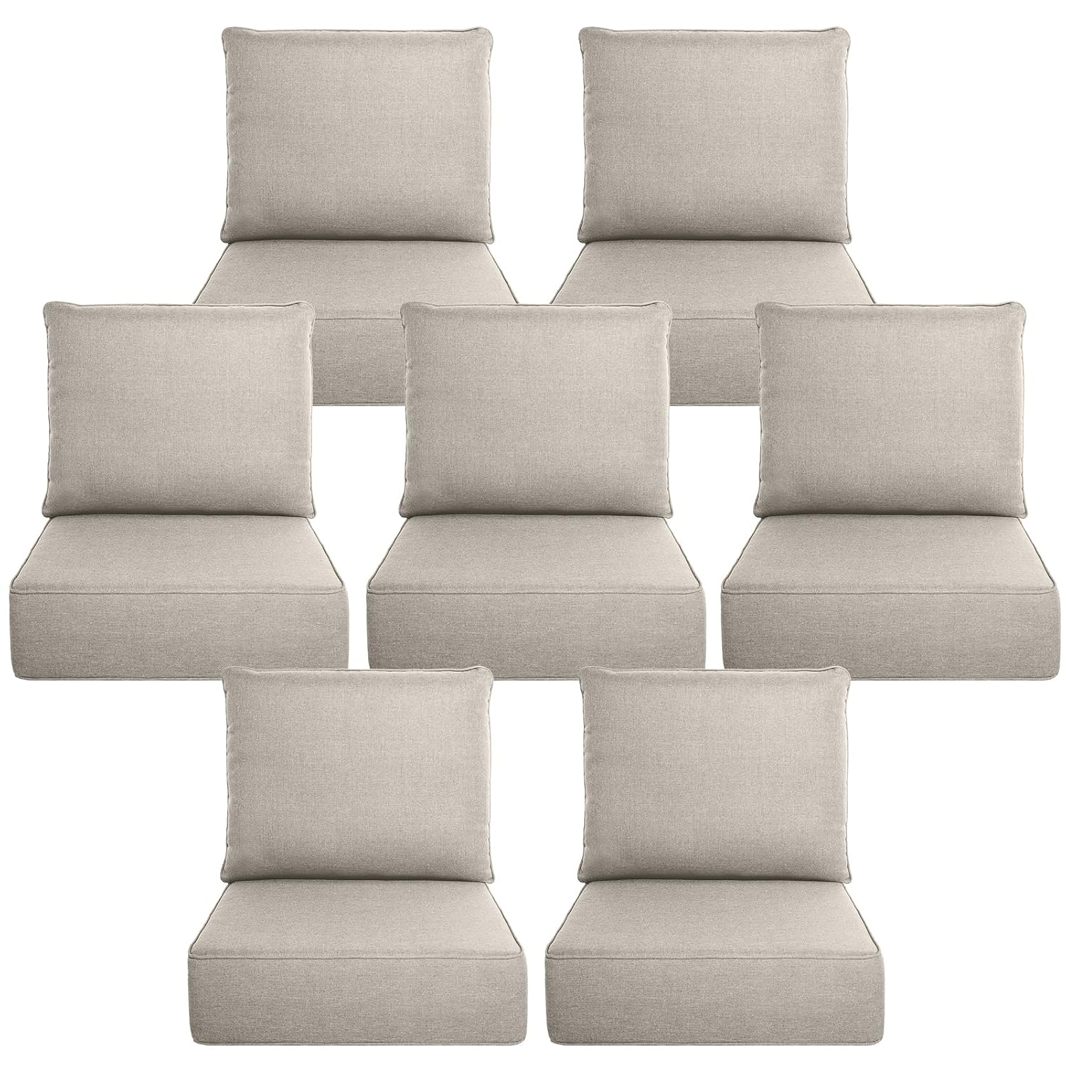 Juego de Cojines para Exterior - Outdoor Furniture Cushions 24 X 24 reseña y precio