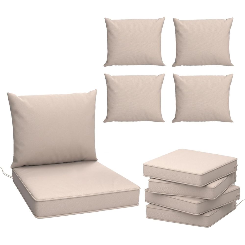 Juego de 4 Cojines para Sillas - Outdoor Furniture Cushions 24 X 24 reseña y precio